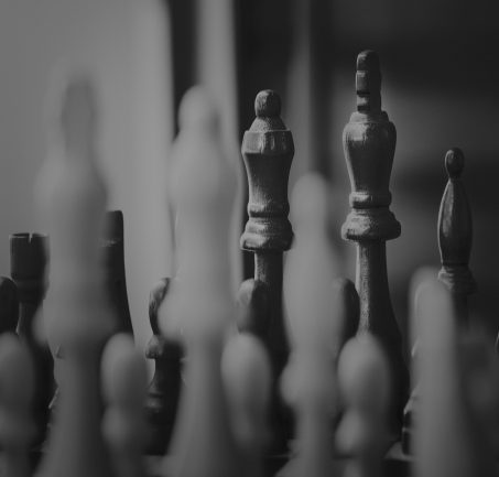 Chess game business strategy concept